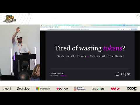 Tired of wasting tokens? - Sacha Morard
