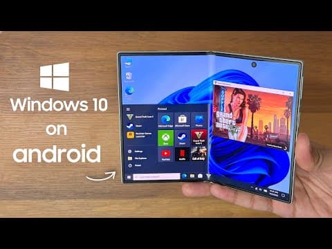 I Installed Windows 10 on Samsung Galaxy Fold