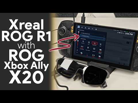 Unlock Xreal ROG R1 glasses special controls on Asus ROG Xbox Ally