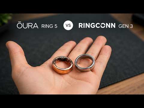 Oura Ring 5 Takes on RingConn Gen 3: Here's What Sets Them Apart.