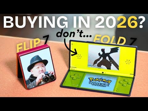 Z FOLD 7 VS Z FLIP 7: LONG TERM COMPARISON / REVIEW (BEST TO BUY IN 2026!)