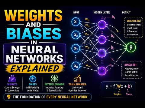 Weights and Biases in Neural Networks Explained