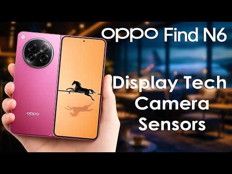 Oppo Find N6 Most Comprehensive Leak, Display Tech, Camera Sensors Explained & Full Specs