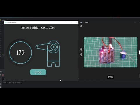 Arduino GUI Servo Control