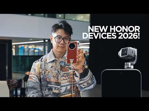 ROBOT PHONE, Magic V6 and more announced by HONOR in MWC 2026!