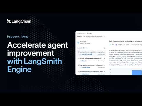 Accelerate agent improvement with LangSmith Engine