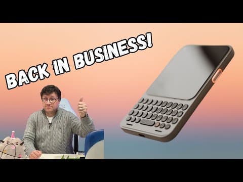 The Clicks Communicator is the right phone at the right time!