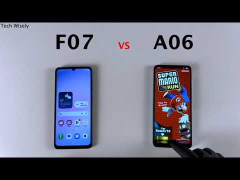 SAMSUNG F07 vs A06 - Speed Test