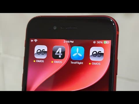 OldOS 17 on iOS 27 iPhone SE