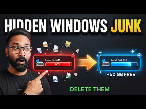 Clear 55GB Hidden Junk Files on Windows 11/10 & Free Up Space