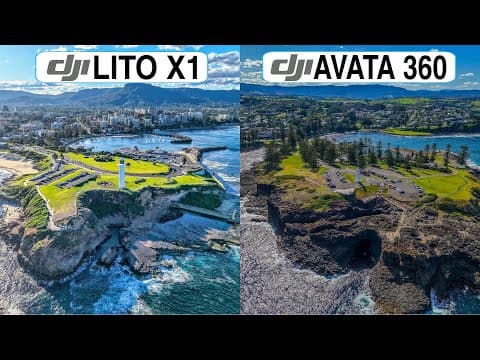 DJI Lito X1 Vs DJI Avata 360 Camera Test Comparison