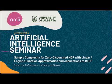 Sample Complexity for Zero-Discounted MDP with Logistic Function Approximation, connections to RLHF