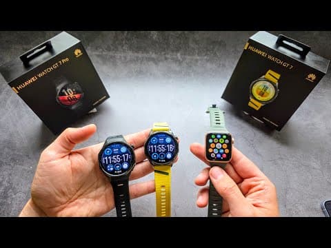 Huawei Watch GT7 / GT7 Pro vs Apple Watch Review - Don't Waste your Money...