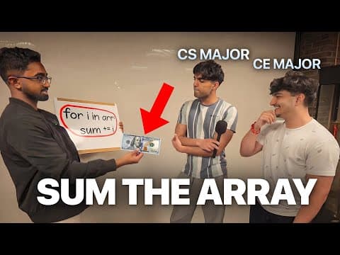 Can College Students Solve This Coding Question For $100?