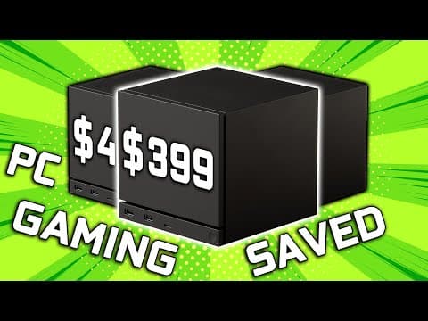 Valve Just Saved PC Gaming - Steam Machine