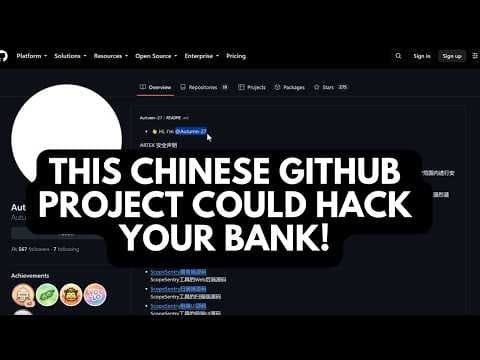 This Chinese AI Github project could hack your bank!