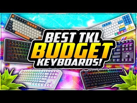 Top 5 Best BUDGET TKL Keyboards Under $50! 😱 BEST TKL Mechanical Keyboards!
