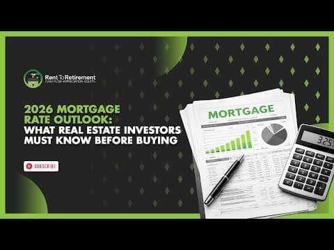 2026 Mortgage Rate Outlook: What Real Estate Investors Must Know Before Buying