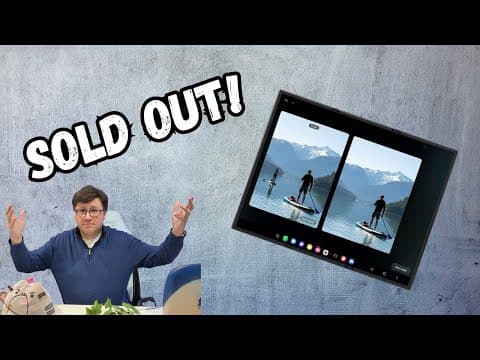 Samsung's $2,900 Galaxy Z TriFold sold out faster than I expected!