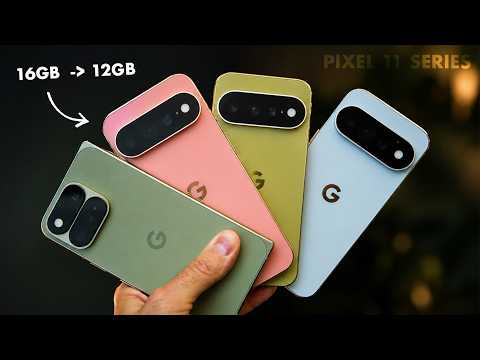 Every Pixel 11 Hands-On: Worse Specs, Better Software!