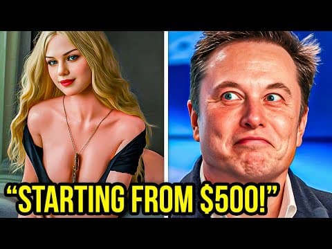 Elon Musk Finally Puts BEAUTIFUL Humanoid Robot Into AUCTION