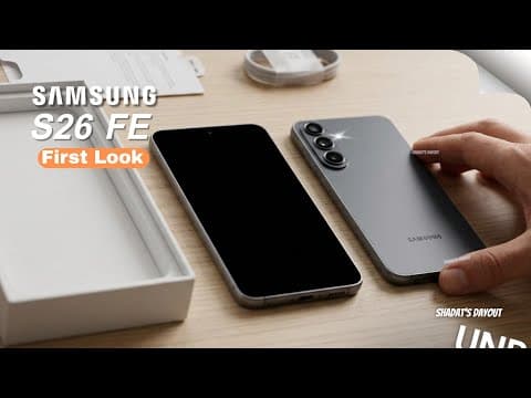 Samsung Galaxy S26 FE First Look Samsung’s Plan to Dominate the Mid-Range Market