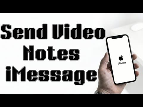 How to Send Video Notes in iMessage (2026 Guide)