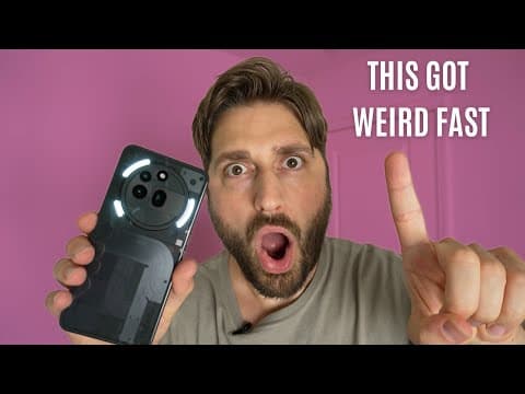Nothing Phone 3a Pro: My Honest (and Chaotic) Review!
