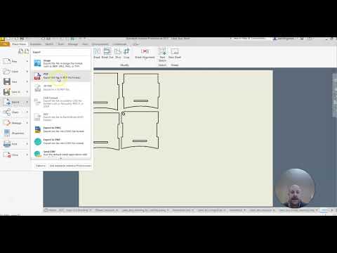 Laser cut box tutorial - creating a drawing and getting your work to the laser cutter