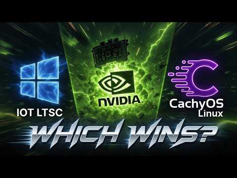 CachyOS vs Windows 11 LTSC — NVIDIA Benchmarks