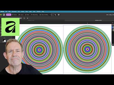 CIRCULAR NOISE EFFECTS Tutorial For Affinity Canva