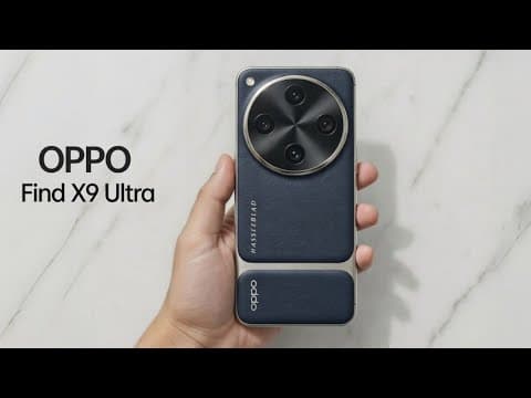 OPPO Find X9 Ultra - OFFICIAL! Camera Specs & Features!