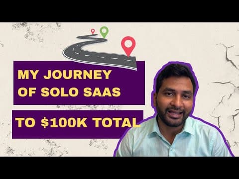 Building My Solo SaaS to 100k Total Revenue - A Raw Talk