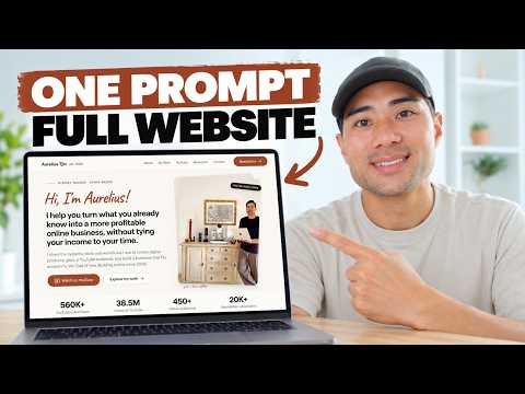 I Gave AI One Prompt and It Built My Personal Brand Website