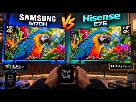 Hisense E7S vs Samsung M70H – BEST 65” 4K TV Under £650?