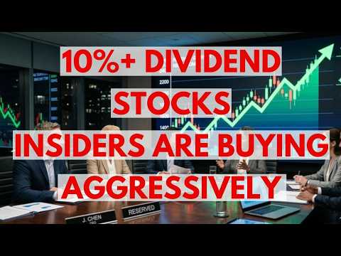 10%+ Dividend Stocks Insiders Are Buying Aggressively