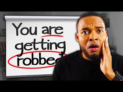 Your not Poor your just Getting RObbed