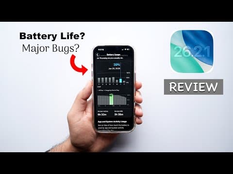iOS 26.2.1 Review | Watch This Before You Update! Bugs, Battery Life etc. (HINDI)