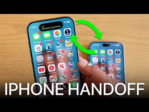 iPhone Handoff Is A Game Changer! - Switch Between Two iPhones Instantly!