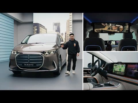 NEW Mercedes-Benz VLE Van // Tech, Luxury, and 8K TV!