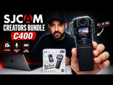 SJCAM C400 Creator Vlogger Bundle Review | 4K Budget Action Camera Test