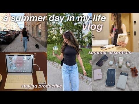 a summer day in my life ★ | busy city summer + power bank test