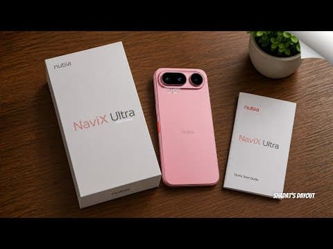 nubia NaviX Ultra Official FIRST LOOK - IT's finally HERE