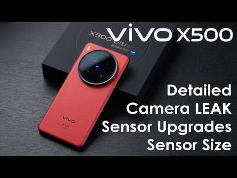 Vivo X500 Series Detailed Camera LEAK: Pro & Pro Max Get Huge Upgrades