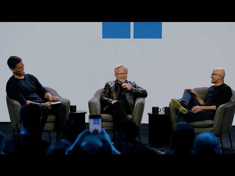 Satya Nadella and Jensen Huang discuss Hybrid Intelligence and the future of PC