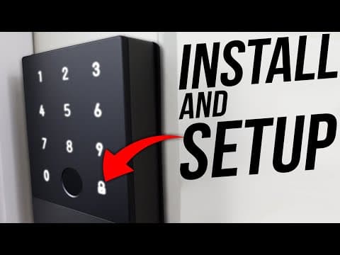 Full Install and Setup of the Aqara u100 Smart Lock