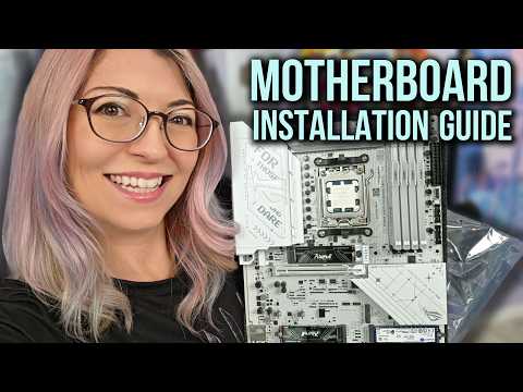 Installing the Motherboard & Front I/O 🖥️ Part 4: How To Build A PC For Beginners