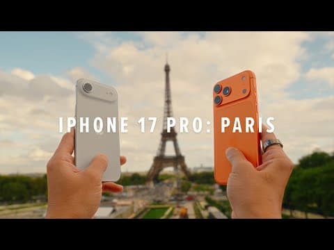 iPhone 17 Pro Cinematic 4k: Paris