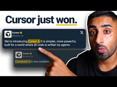 Cursor 3.0 is officially the new King (My AI coding setup revealed)