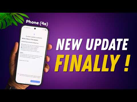 Nothing Phone (4a) August Update Brings Stability Improvements – Nothing OS 4.1! 🚀